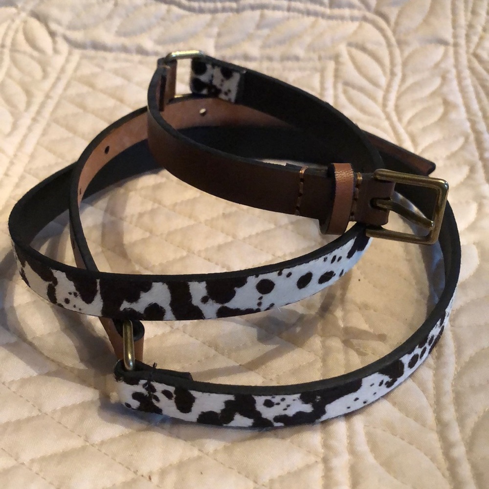 🤠Banana Republic Very Cool Mixed Materials Waist belt